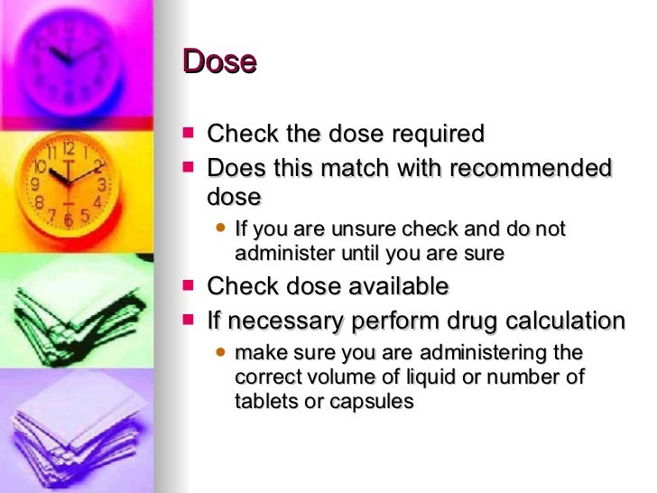 5 Rights Of Medication Administration