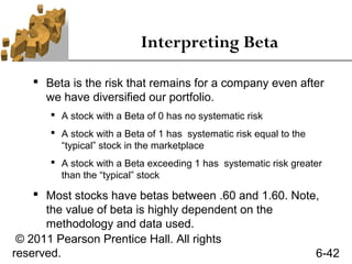 6. risk return | PPT