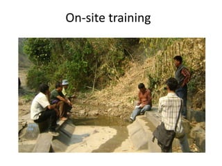 On-site training
 