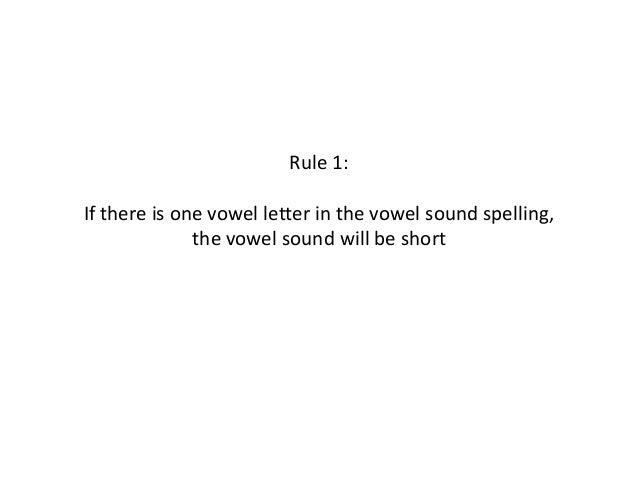 5 Rules For Predicting Sounds From Spelling In English