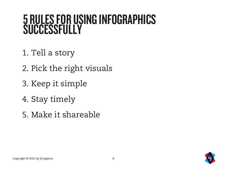 5 Rules for Infographic Success image.