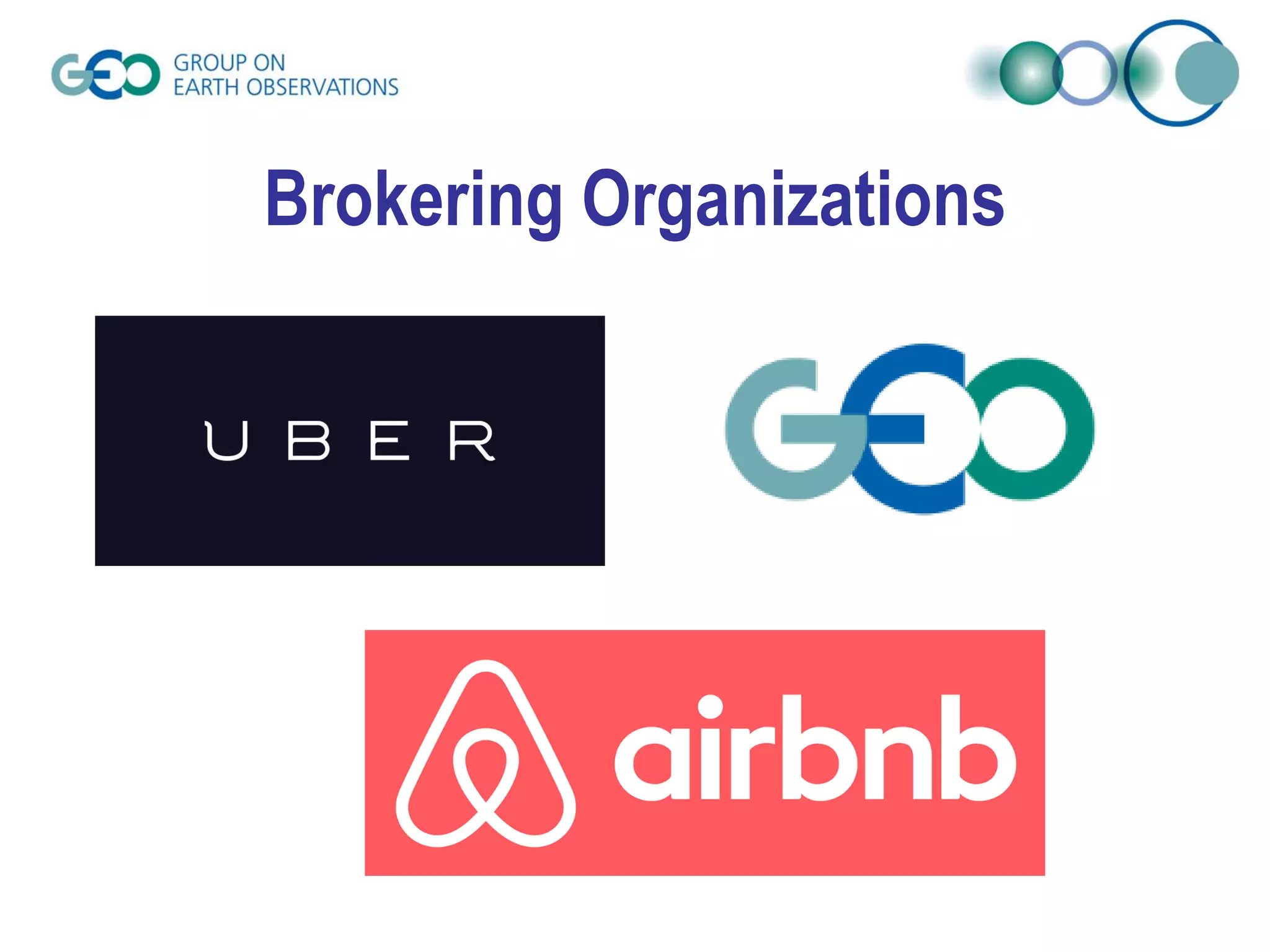 Brokering Organizations
 