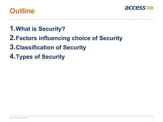 Security for credit facilities | PPT
