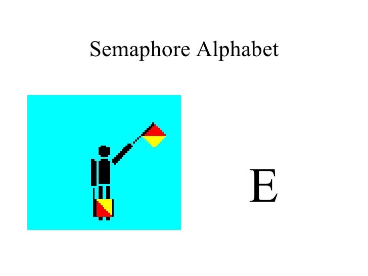 5 semaphore alphabet