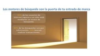 Los motores de búsqueda son la puerta de tu entrada de marca
 