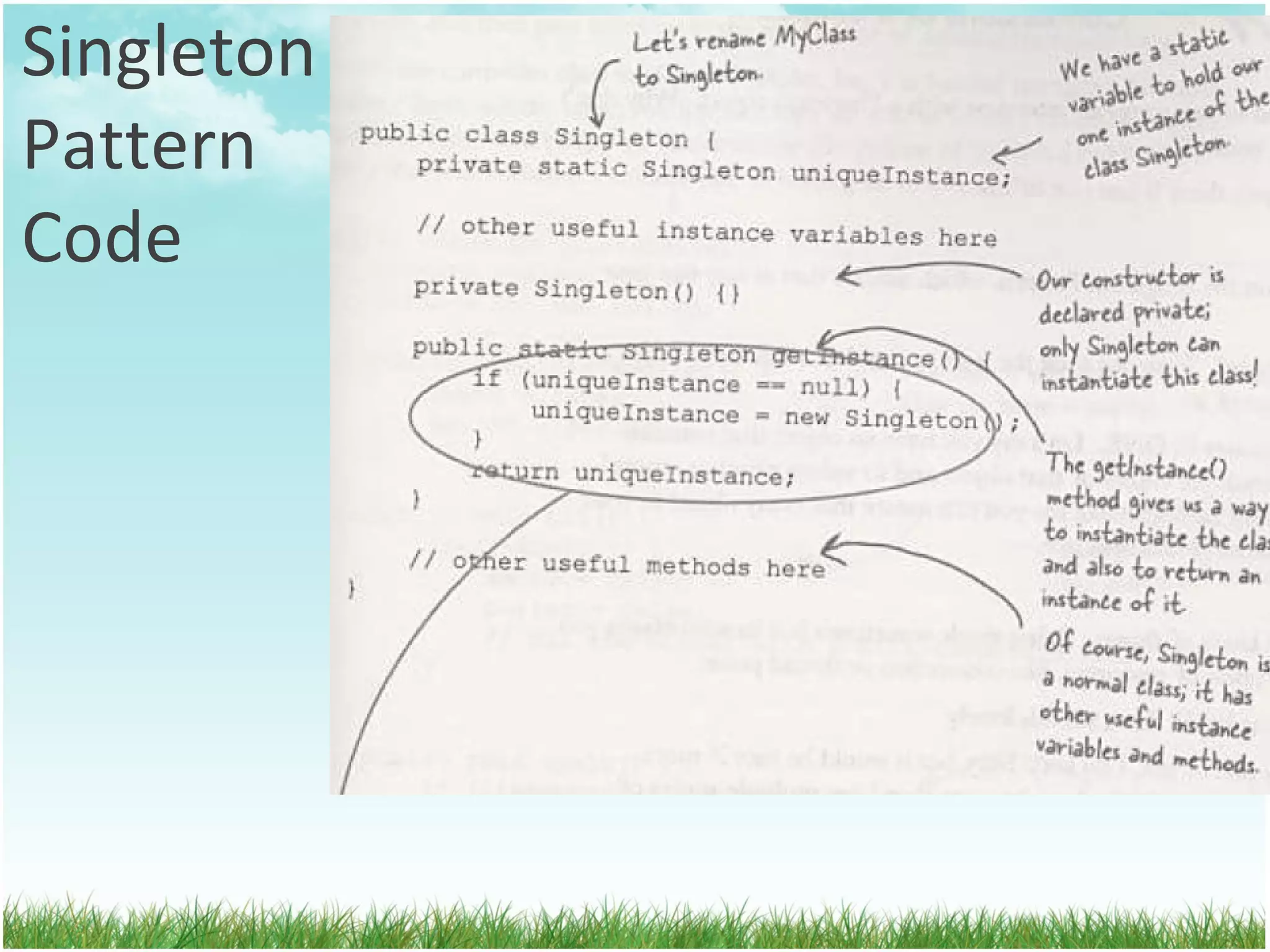 Design Pattern 5. Singleton Pattern | PPT