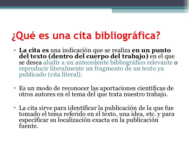 Características del Sistema Harvard de Citas