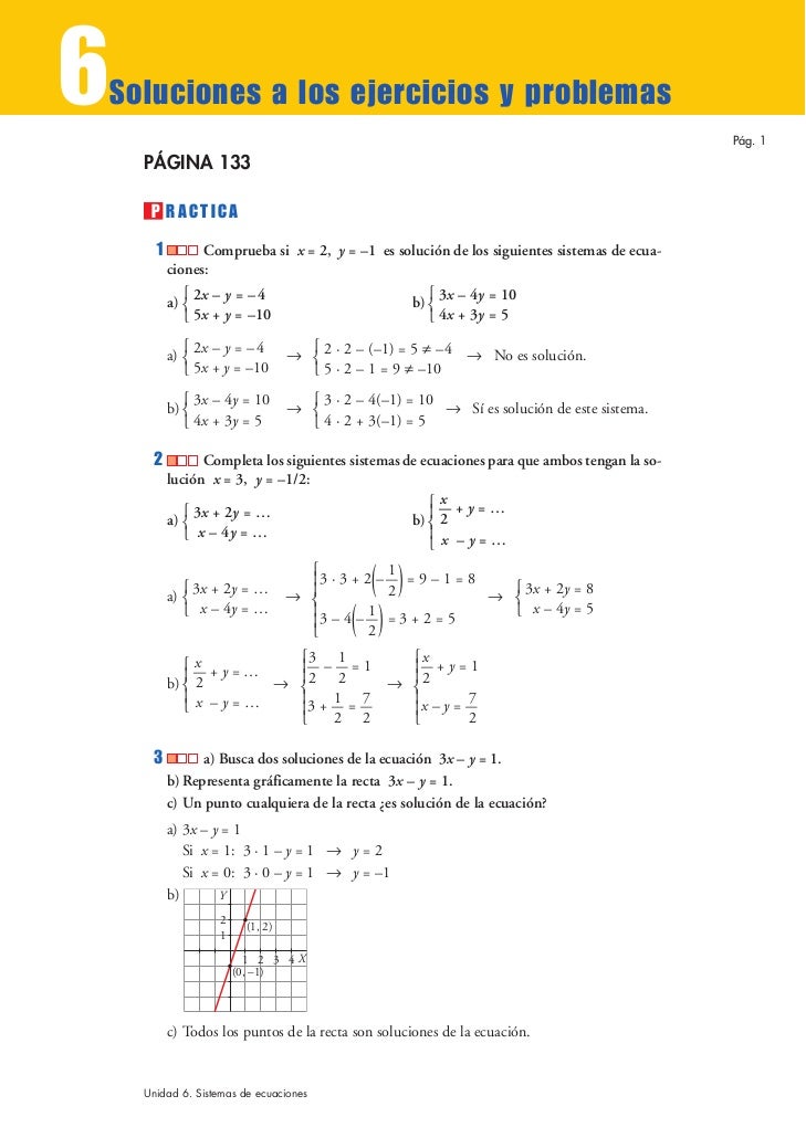5 Sistemas Ecuaciones 5 Sistemas Ecuaciones
