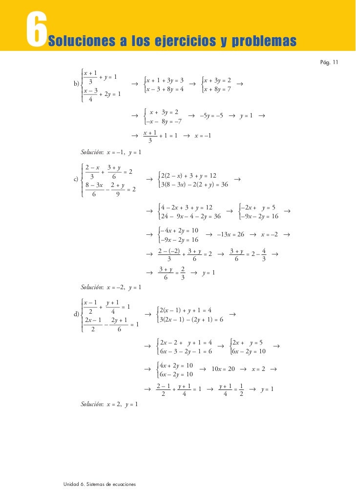 5 Sistemas Ecuaciones