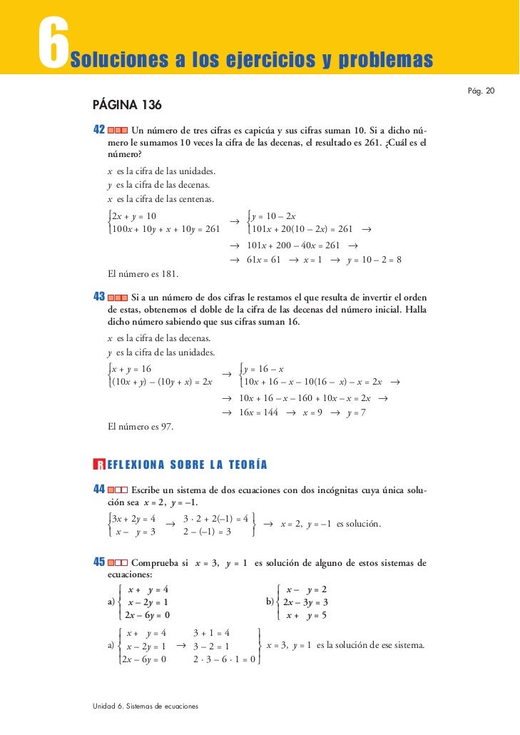 5 Sistemas Ecuaciones