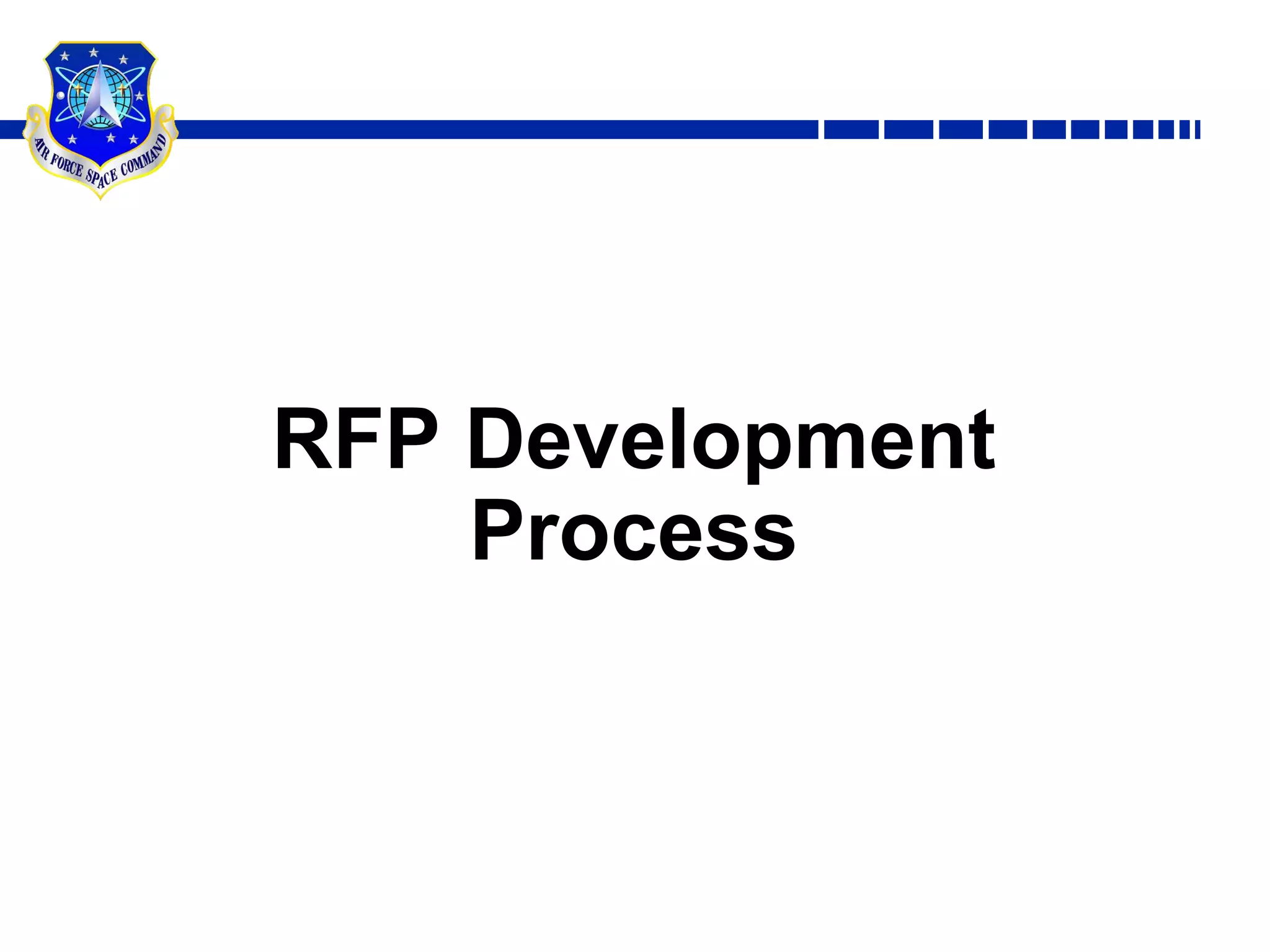 RFP DevelopmentProcess