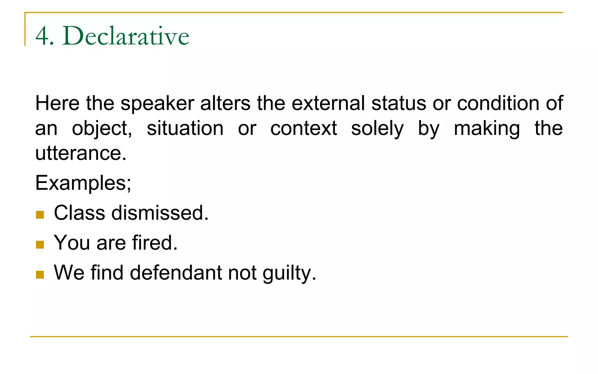 Speech act theory | PPTX