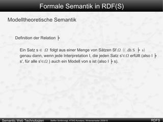 Was brauchen wir? Menge von Sätzen über die wir Schlüsse ziehen wollen   