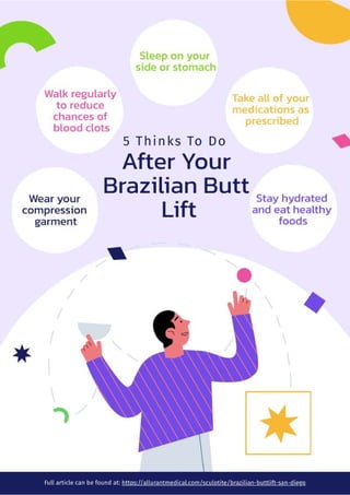 5 Thinks to do after brazilian butt lift 