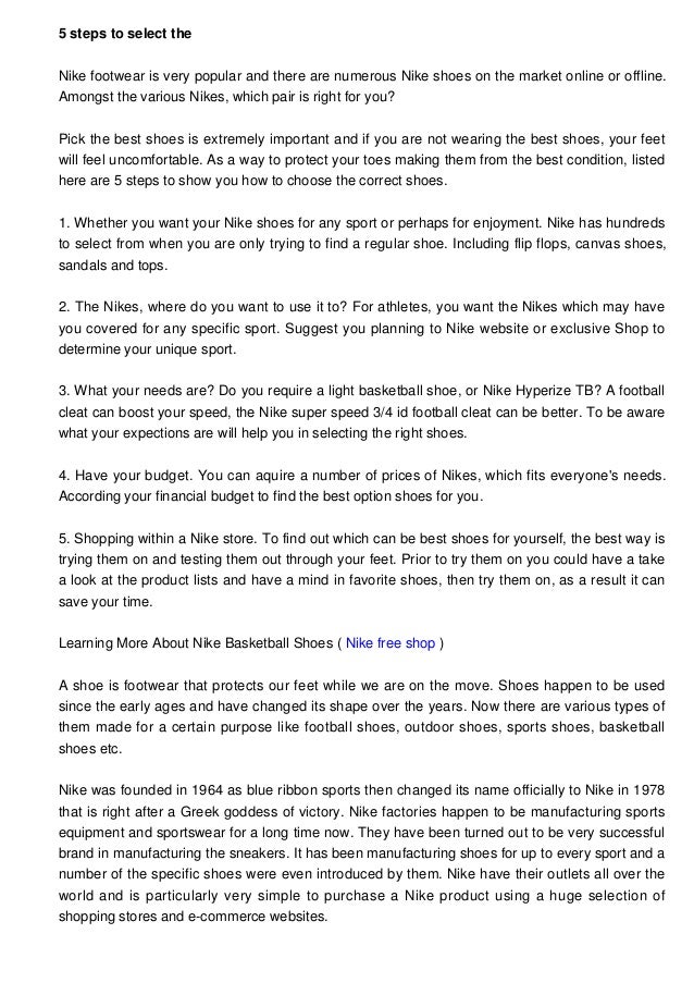 find nike shoes in store