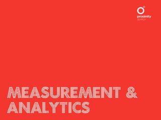 SIMON PEARCE
Measurement &
DIGITAL STRATEGY
Analytics
 