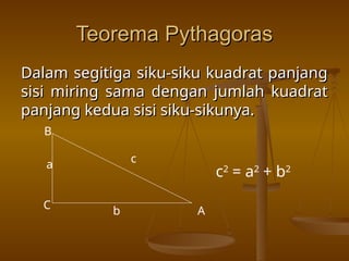 bahan ajar ringkasan tentangh teorema pythagoras.ppt