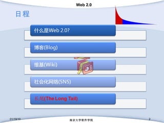 日程 01/19/10 南京大学软件学院 