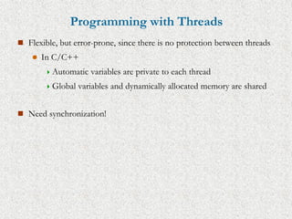 The Thread Chapter 4 of Operating System | PDF