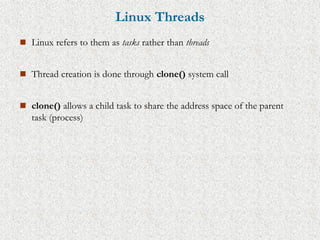 The Thread Chapter 4 of Operating System | PDF