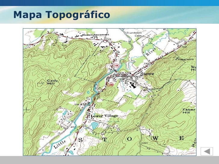 5 tipos de mapas