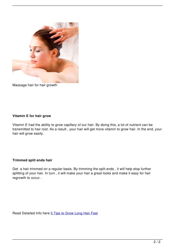 5 Tips To Grow Long Hair Fast