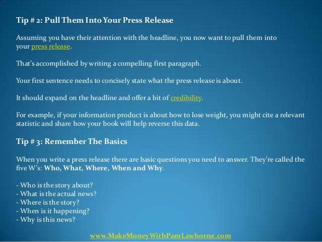 Press Release Writing Services since from Send2Press Newswire online press release writing service