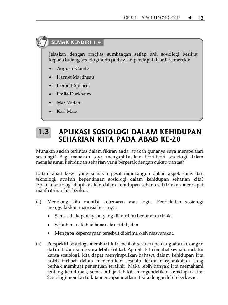 Apa itu sosiologi