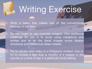 Haiku Using Kigo Example 5 - Traditional Poetry.pptx