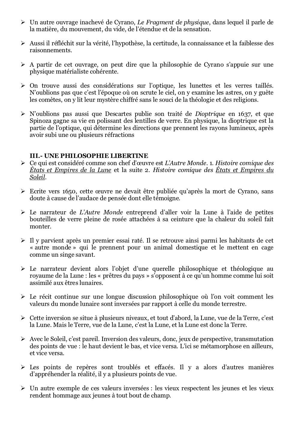 Cyrano De Bergerac Fiche De Lecture