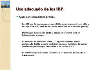 5. uso adecuado de los ibp | PPT