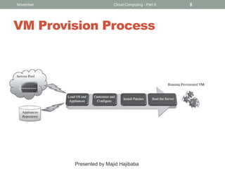 November

Cloud Computing - Part II

VM Provision Process

Presented by Majid Hajibaba

8

 