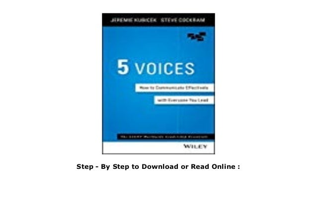 Download 5 Voices Find Your Voice Build Your Team And Change Your
