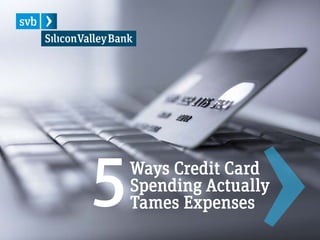 Optional footer for footnotes or global title of presentation 1
Ways Credit Card
Spending Actually
Tames Expenses5
 