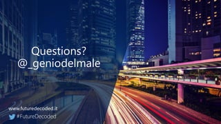 Questions?
@_geniodelmale
 