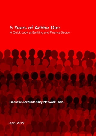 5 Years Of Achhe Din: A Quick Analysis of Banking and Finance Sector