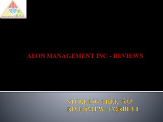 AEON MANAGEMENT INC - REVIEWS
 