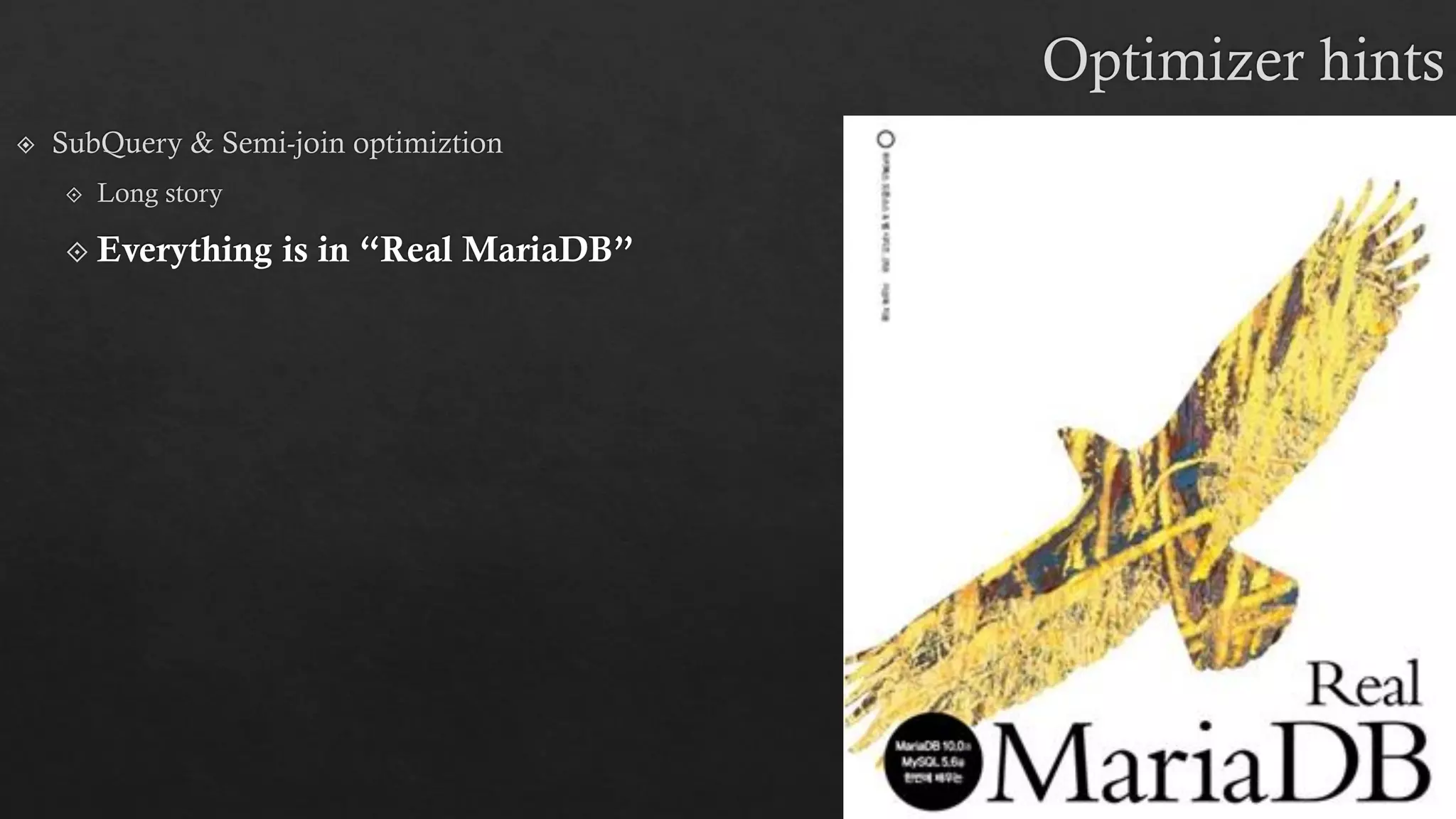 Optimizer Cost Model MySQL 5.7