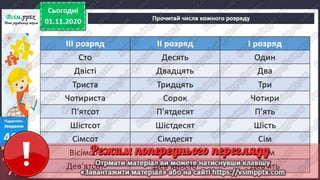 3 клас. НУШ. Математика. Лишенко. Урок 50