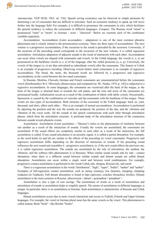 Position and combination of sounds in speech | PDF image.