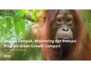 Analisis Dampak, Monitoring dan Evaluasi
Program Green Growth Compact
Yayasan Konservasi Alam Nusantara
2022
 