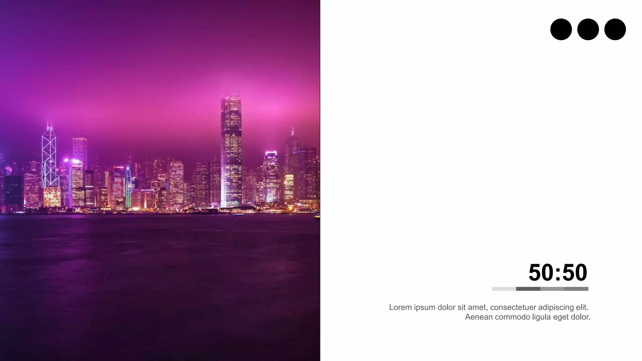 50-50 Powerpoint Presentation Template.pptx