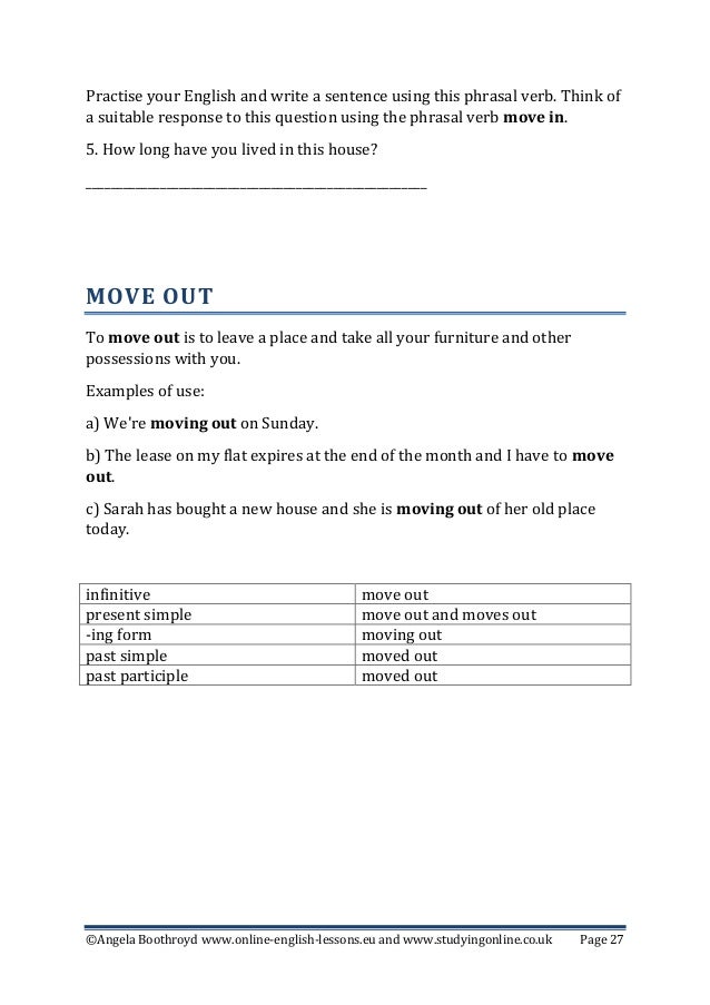 50 Common english phrasal verbs