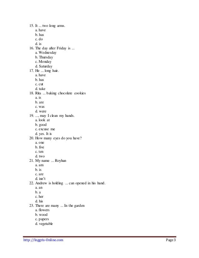 Soal Bahas Inggris Materi Command Sentence Pdf