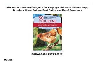 File 50 Do-It-Yourself Projects for Keeping Chickens: Chicken Coops,
Brooders, Runs, Swings, Dust Baths, and More! Paperback
DONWLOAD LAST PAGE !!!!
DETAIL
Download Here https://kpf.realfiedbook.com/?book=151073175X Owning and raising chickens doesn't have to be an expensive hobby. With imagination, simple tools, and salvaged or bargain materials, you can make everything your flock needs for their health and safety.Buying a chicken coop can be a major expense. Follow the steps provided in the book to retro fit an existing structure into a chicken palace fit for the fanciest hens. Brooders, grow out pens, and chicken runs can easily be pulled together and give your feathered family a safe place to scratch and peck.If your chickens want fun activities, create boredom busters with the directions for a chicken swing, dust bath, outdoor roosts, front porches, and resting perches.Are you planning to raise your own sustainable flock? Building a nesting box area fit for the best broody is included.You can even set up a maternity ward and brooder pen in the coop.Dropping boards to dust baths, feeding stations to first aid, read and learn the simplest ways to provide the infrastructure and fun that your chickens need to grow and thrive.After all the project building, and chores are done, treat your flock to a delicious seasonal recipe with one of the recipes included.From beak to talon, you're ready to tackle the needs of your flock with 50 DIY Projects you can create on a limited budget. Let's get started! Download Online PDF 50 Do-It-Yourself Projects for Keeping Chickens: Chicken Coops, Brooders, Runs, Swings, Dust Baths, and More!, Read PDF 50 Do-It-Yourself Projects for Keeping Chickens: Chicken Coops, Brooders, Runs, Swings, Dust Baths, and More!, Download Full PDF 50 Do-It-Yourself Projects for Keeping Chickens: Chicken Coops, Brooders, Runs, Swings, Dust Baths, and More!, Read PDF and EPUB 50 Do-It-Yourself Projects for Keeping Chickens: Chicken Coops, Brooders, Runs, Swings, Dust Baths, and More!, Read PDF ePub Mobi 50 Do-It-Yourself Projects for Keeping Chickens: Chicken Coops, Brooders, Runs, Swings, Dust Baths, and More!,
Downloading PDF 50 Do-It-Yourself Projects for Keeping Chickens: Chicken Coops, Brooders, Runs, Swings, Dust Baths, and More!, Read Book PDF 50 Do-It-Yourself Projects for Keeping Chickens: Chicken Coops, Brooders, Runs, Swings, Dust Baths, and More!, Download online 50 Do-It-Yourself Projects for Keeping Chickens: Chicken Coops, Brooders, Runs, Swings, Dust Baths, and More!, Read 50 Do-It-Yourself Projects for Keeping Chickens: Chicken Coops, Brooders, Runs, Swings, Dust Baths, and More! Janet Garman pdf, Read Janet Garman epub 50 Do-It-Yourself Projects for Keeping Chickens: Chicken Coops, Brooders, Runs, Swings, Dust Baths, and More!, Download pdf Janet Garman 50 Do-It-Yourself Projects for Keeping Chickens: Chicken Coops, Brooders, Runs, Swings, Dust Baths, and More!, Download Janet Garman ebook 50 Do-It-Yourself Projects for Keeping Chickens: Chicken Coops, Brooders, Runs, Swings, Dust Baths, and More!, Read pdf 50 Do-It-Yourself Projects for Keeping Chickens: Chicken Coops, Brooders, Runs, Swings, Dust Baths, and More!, 50 Do-It-Yourself Projects for Keeping Chickens: Chicken Coops, Brooders, Runs, Swings, Dust Baths, and More! Online Download Best Book Online 50 Do-It-Yourself Projects for Keeping Chickens: Chicken Coops, Brooders, Runs, Swings, Dust Baths, and More!, Download Online 50 Do-It-Yourself Projects for Keeping Chickens: Chicken Coops, Brooders, Runs, Swings, Dust Baths, and More! Book, Download Online 50 Do-It-Yourself Projects for Keeping Chickens: Chicken Coops, Brooders, Runs, Swings, Dust Baths, and More! E-Books, Read 50 Do-It-Yourself Projects for Keeping Chickens: Chicken Coops, Brooders, Runs, Swings, Dust Baths, and More! Online, Read Best Book 50 Do-It-Yourself Projects for Keeping Chickens: Chicken Coops, Brooders, Runs, Swings, Dust Baths, and More! Online, Read 50 Do-It-Yourself Projects for Keeping Chickens: Chicken Coops, Brooders, Runs, Swings, Dust Baths, and More! Books Online Read 50 Do-
It-Yourself Projects for Keeping Chickens: Chicken Coops, Brooders, Runs, Swings, Dust Baths, and More! Full Collection, Download 50 Do-It-Yourself Projects for Keeping Chickens: Chicken Coops, Brooders, Runs, Swings, Dust Baths, and More! Book, Read 50 Do-It-Yourself Projects for Keeping Chickens: Chicken Coops, Brooders, Runs, Swings, Dust Baths, and More! Ebook 50 Do-It-Yourself Projects for Keeping Chickens: Chicken Coops, Brooders, Runs, Swings, Dust Baths, and More! PDF Read online, 50 Do-It-Yourself Projects for Keeping Chickens: Chicken Coops, Brooders, Runs, Swings, Dust Baths, and More! pdf Download online, 50 Do-It-Yourself Projects for Keeping Chickens: Chicken Coops, Brooders, Runs, Swings, Dust Baths, and More! Read, Read 50 Do-It-Yourself Projects for Keeping Chickens: Chicken Coops, Brooders, Runs, Swings, Dust Baths, and More! Full PDF, Read 50 Do-It-Yourself Projects for Keeping Chickens: Chicken Coops, Brooders, Runs, Swings, Dust Baths, and More! PDF Online, Read 50 Do-It-Yourself Projects for Keeping Chickens: Chicken Coops, Brooders, Runs, Swings, Dust Baths, and More! Books Online, Read 50 Do-It-Yourself Projects for Keeping Chickens: Chicken Coops, Brooders, Runs, Swings, Dust Baths, and More! Full Popular PDF, PDF 50 Do-It-Yourself Projects for Keeping Chickens: Chicken Coops, Brooders, Runs, Swings, Dust Baths, and More! Read Book PDF 50 Do-It-Yourself Projects for Keeping Chickens: Chicken Coops, Brooders, Runs, Swings, Dust Baths, and More!, Download online PDF 50 Do-It-Yourself Projects for Keeping Chickens: Chicken Coops, Brooders, Runs, Swings, Dust Baths, and More!, Read Best Book 50 Do-It-Yourself Projects for Keeping Chickens: Chicken Coops, Brooders, Runs, Swings, Dust Baths, and More!, Download PDF 50 Do-It-Yourself Projects for Keeping Chickens: Chicken Coops, Brooders, Runs, Swings, Dust Baths, and More! Collection, Download PDF 50 Do-It-Yourself Projects for Keeping Chickens: Chicken Coops,
Brooders, Runs, Swings, Dust Baths, and More! Full Online, Read Best Book Online 50 Do-It-Yourself Projects for Keeping Chickens: Chicken Coops, Brooders, Runs, Swings, Dust Baths, and More!, Read 50 Do-It-Yourself Projects for Keeping Chickens: Chicken Coops, Brooders, Runs, Swings, Dust Baths, and More! PDF files
 