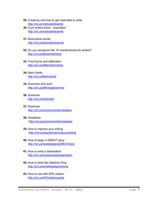 50 Essential Websites For Every Writer