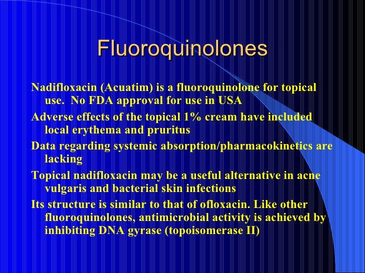 fluoroquinolones