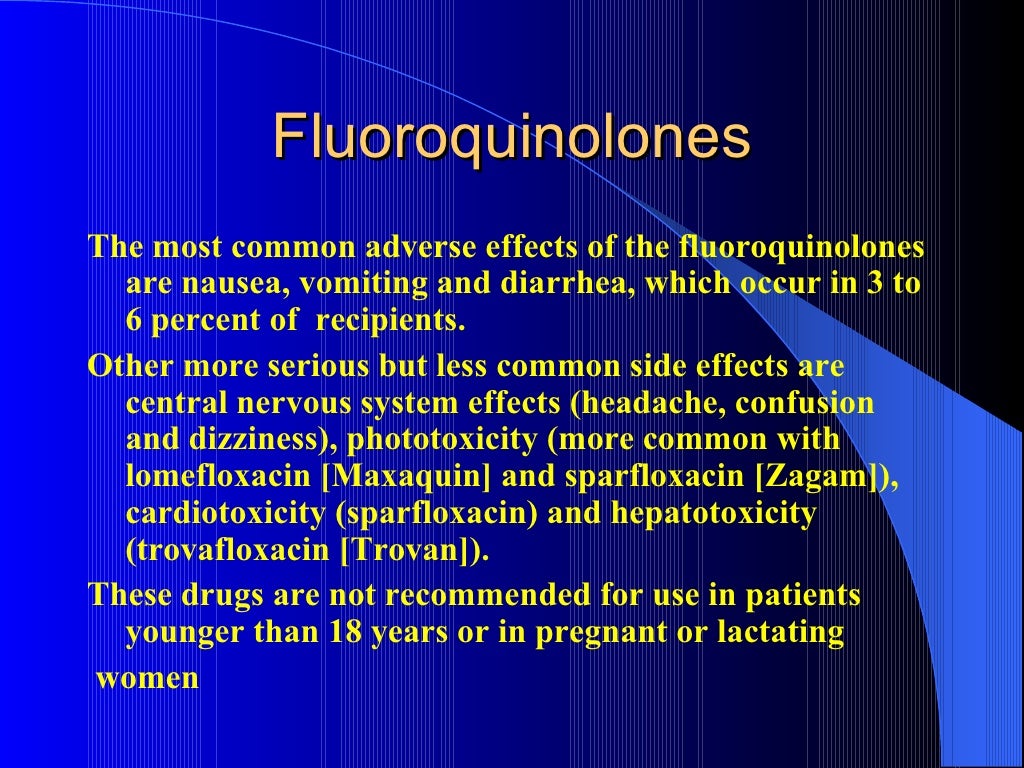 fluoroquinolones