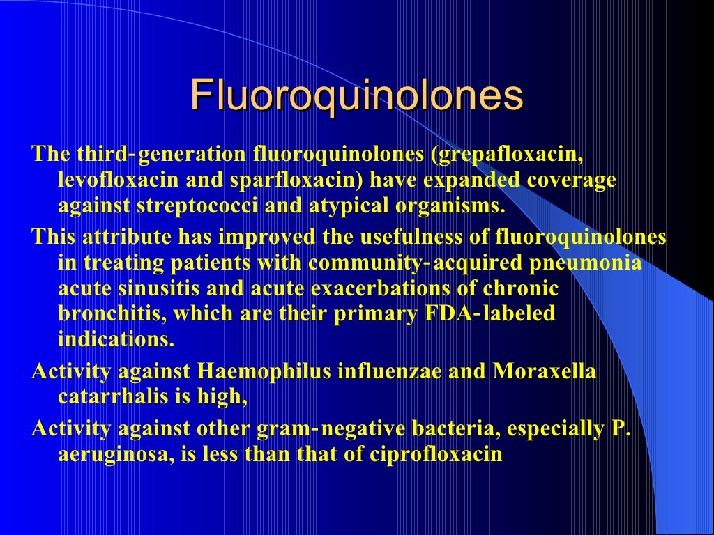 fluoroquinolones