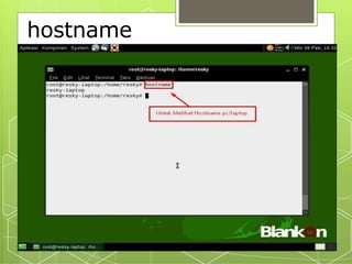 hostname
 